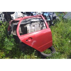 Двері задні праві Skoda Fabia 1999- червоні